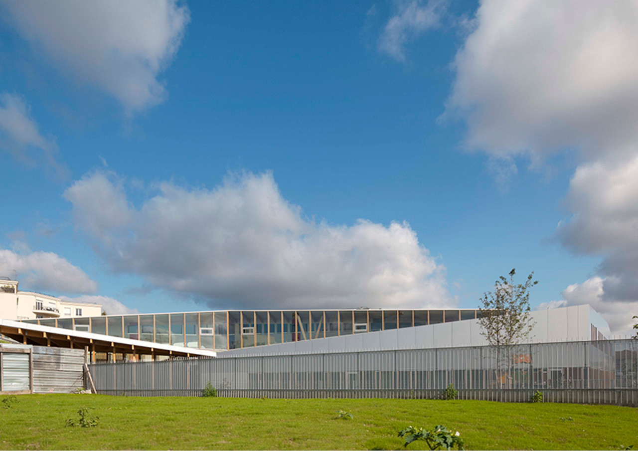 School Complex at Le Bourget / Hubert & Roy Architectes, © Hérvé Habbadie