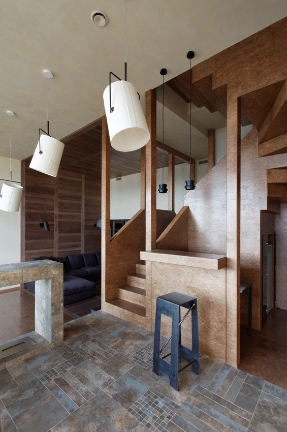 Gallery of MultiLevel Apartment / Peter Kostelov 29