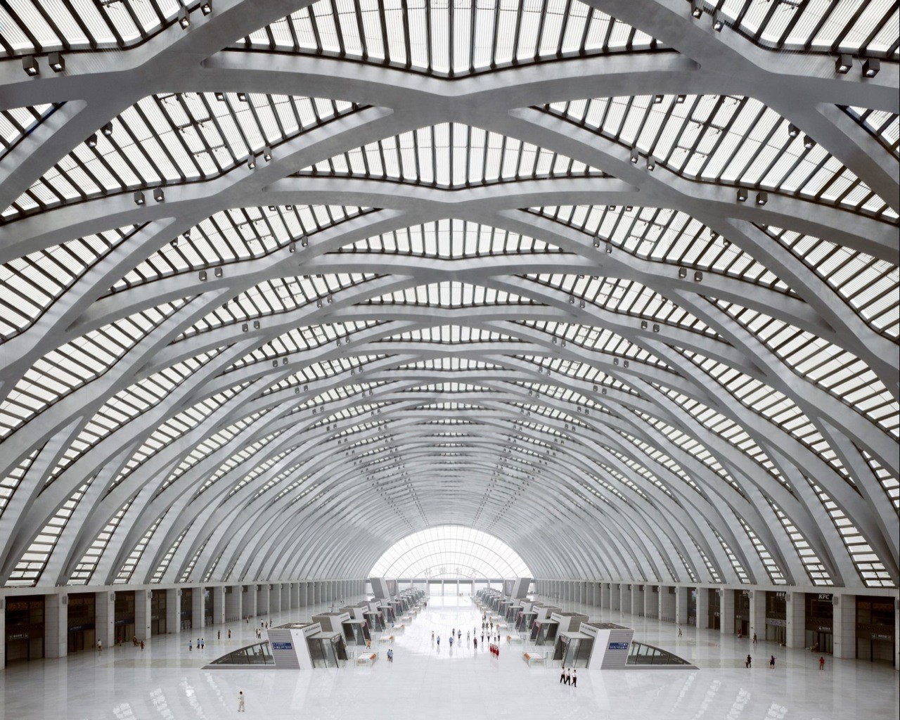 Tianjin West Railway Station / gmp architekten, Courtesy of gmp architekten