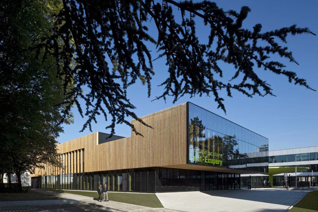 Groupe scolaire à Sarcelles / Gaetan Le Penhuel Architectes, © Hervé Abbadie