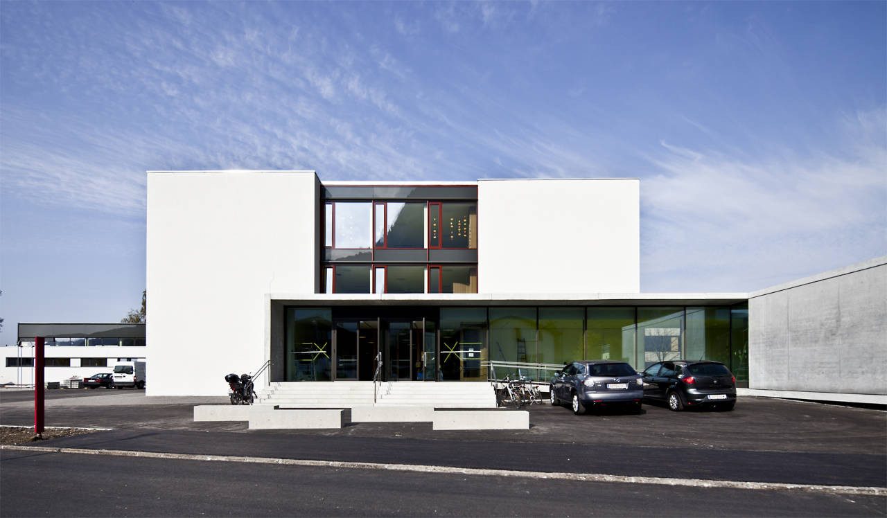 Volksschule Wallenmahd / Dietrich | Untertrifaller Architekten, © Bruno Klomfar
