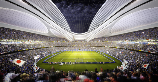 Zaha Hadid Architects Entry No.17 – Courtesy of Japan Sport Council
