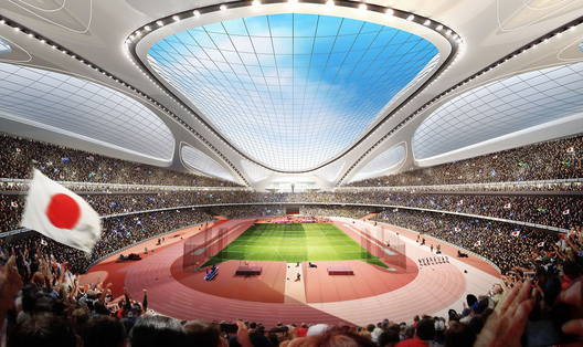 Zaha Hadid Architects Entry No.17 – Courtesy of Japan Sport Council