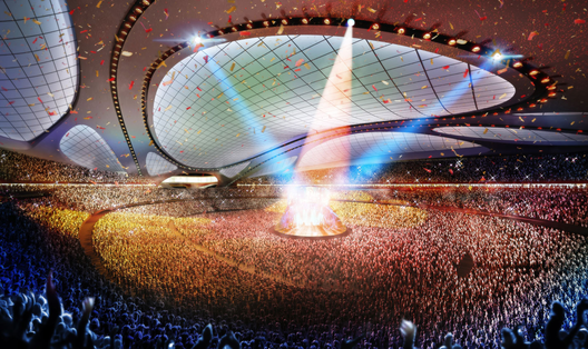 Zaha Hadid Architects Entry No.17 – Courtesy of Japan Sport Council
