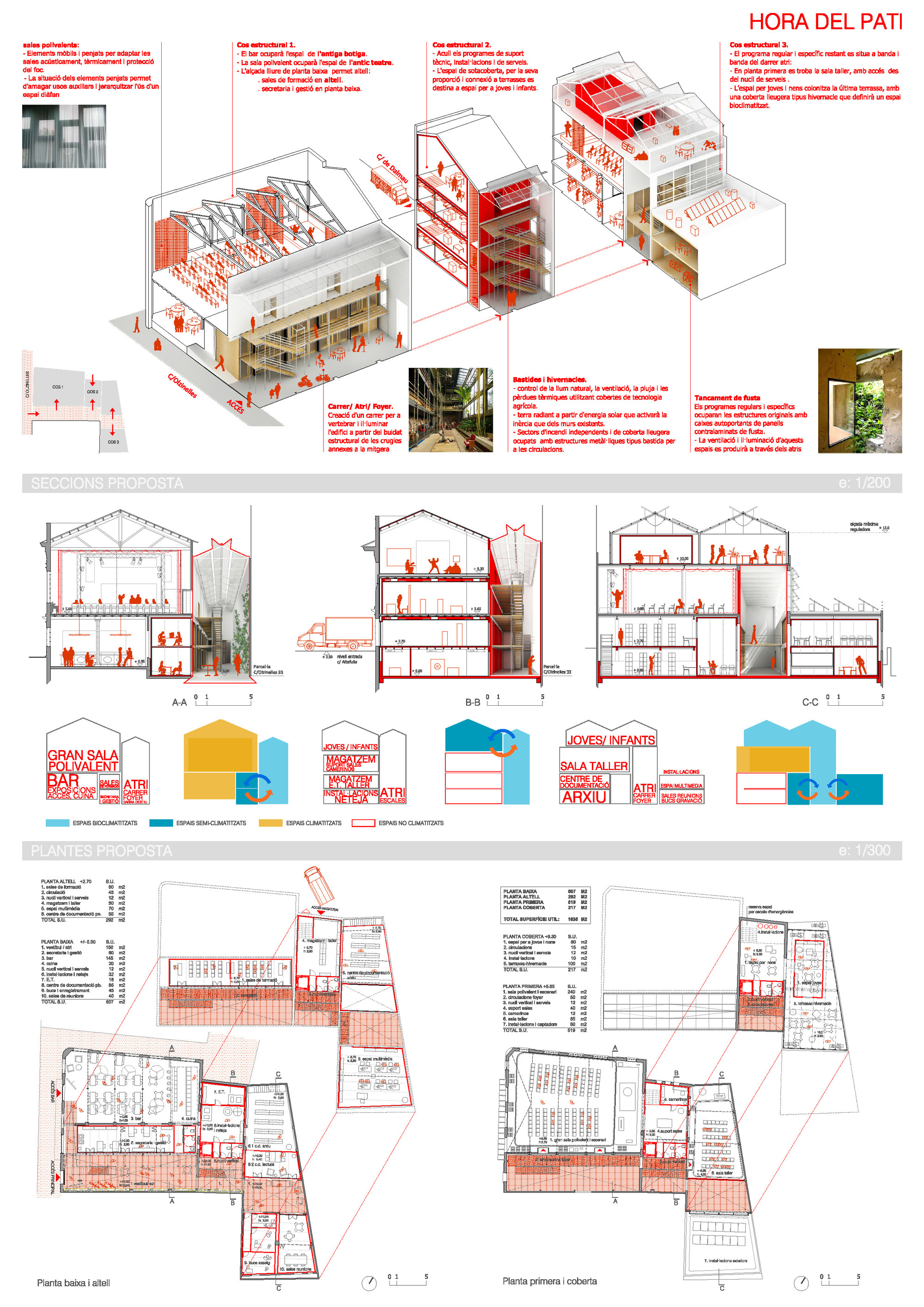 Ganador Concurso La Lleialtat / H Arquitectes, Planimetría
