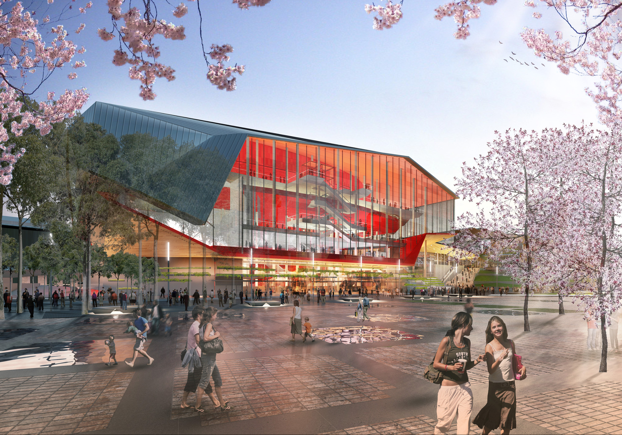 Cortesia de HASSELL + Populous