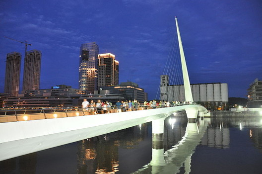 The Puente de la Mujer in Buenos Aires
