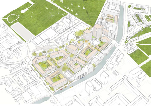 Colville Estate Artist Impression via Estates Gazette