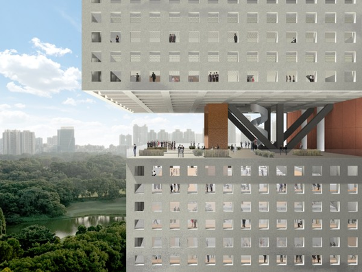 Essence Financial Building Skydeck View © OMA