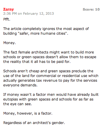 Comment from a related article published on The Globe and Mail.