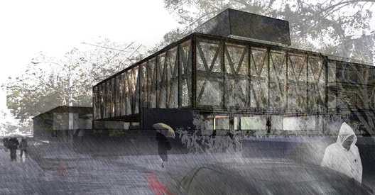 Primer Lugar Concurso Edificio Docente y de Investigación Escuela de Arquitectura UC, Courtesy of Gonzalo Claro + Equipo