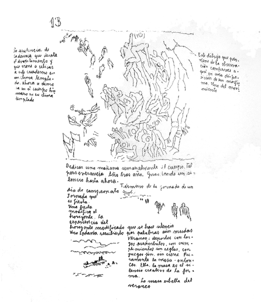 © Dibujo de Alberto Cruz C. en 'El Acto Arquitectónico'
