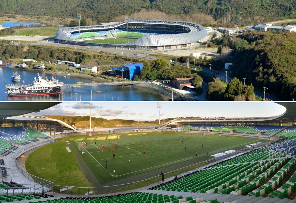 Estadio Chinquihue / Cristián Fernández Arquitectos. Image © Felipe Diaz