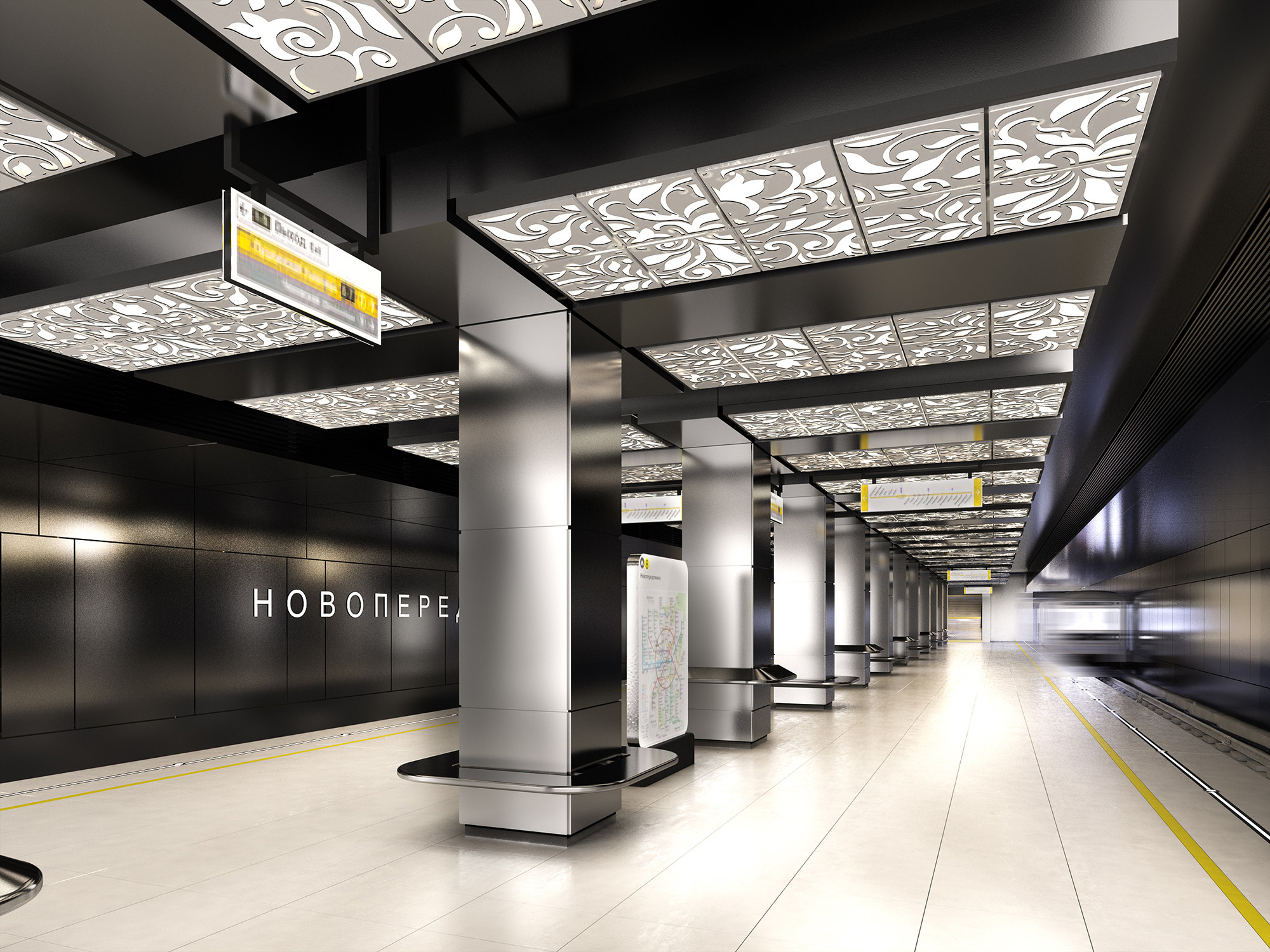 gallery of u r a chosen to redesign moscow s novoperedelkino subway station 8 gallery of u r a chosen to redesign moscow s novoperedelkino subway station 8