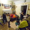 SITU documentation of Jackson Heights apartment shared by nine people. Image © Jeyhoun Allebaugh