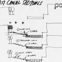 East Canal Section Sketch. Image Courtesy of PORT