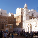 Haroon Alrashid Mosque in Shibam. Image © Flickr CC user Najeeb Musallam