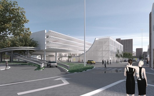 Design 1 (not selected). Image Courtesy of Lancashire County Council