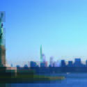 Statue of Liberty and Lower Manhattan © SDL