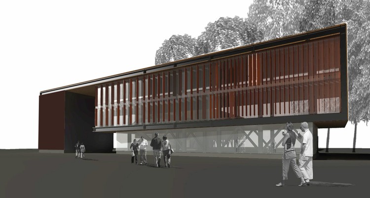 render: edificio portal. servicios informáticos