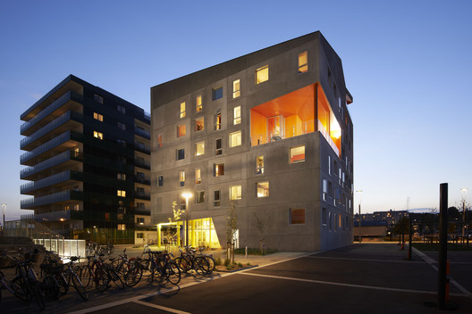 Vulkanen:Aarhus Student Housing; Denmark / Terroir and CUBO Arkitekter in association. Image © Martin Schubert