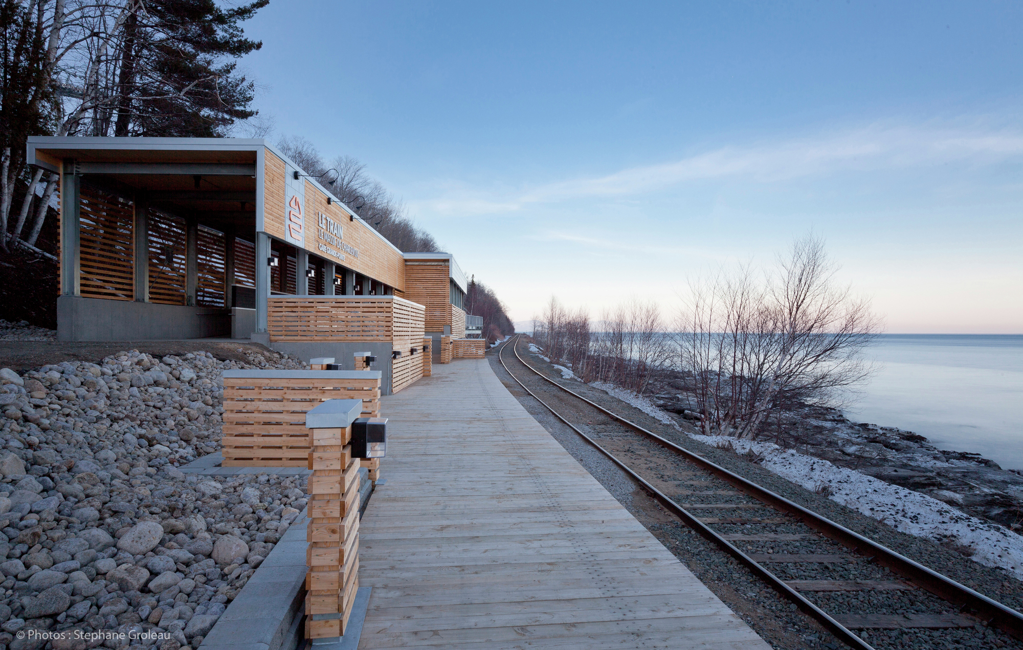 Gallery of Le Massif de Charlevoix Train Station / STGM Architectes 12