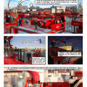 Floating Tidal Exploded Bus Maze. Image Courtesy of A Folly for London Floating Tidal Exploded Bus Maze. Image Courtesy of A Folly for London