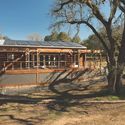 The 2013 Stanford team's Start.Home being reinstalled for a client in Jasper Ridge Biological Preserve. Image © Linda Cicero, Stanford University