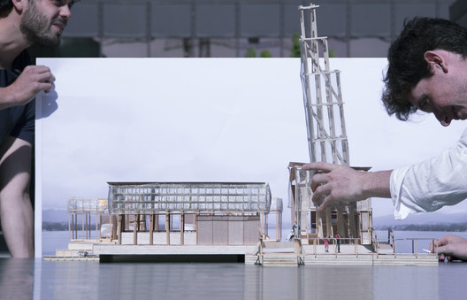 Concept of 'Pavilon of Reflections'. Image © ETH Studio Emerson