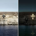 Renderings of Lux Aeterna, the cliffside church which is OPA's follow-up to Casa Brutale. Image Courtesy of OPA