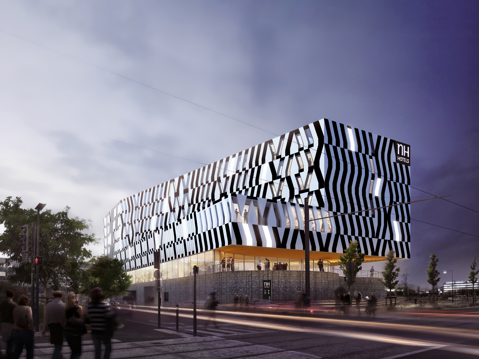 atelier d'architecture King Kong Unveils Design for the NH Hotel at the