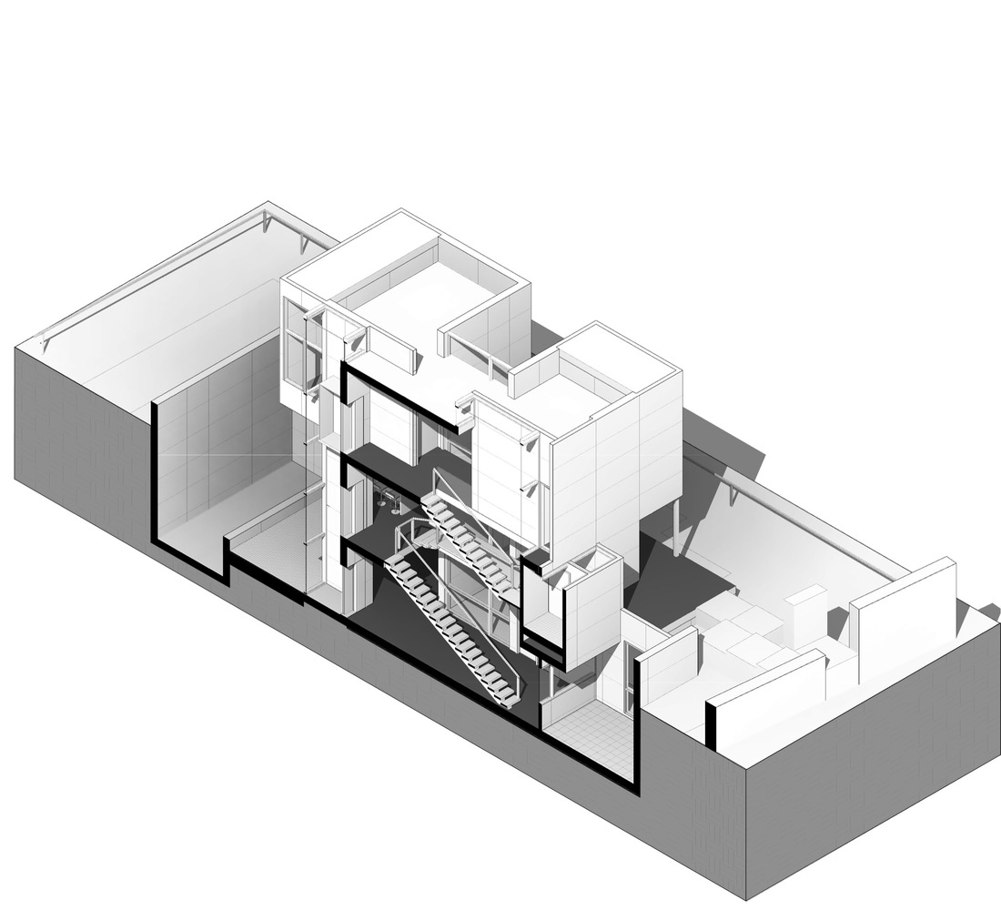 Villa 131,Axonometric 