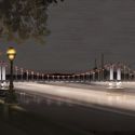 Thames Nocturne / Sam Jacob Studio and Simon Heijdens. Chelsea Bridge. Image © Malcolm Reading Consultants and Sam Jacob Studio and Simon Heijdens