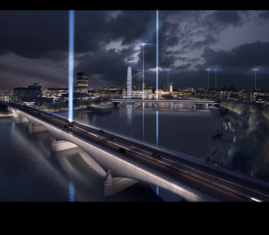 Synchronizing the City: Its Natural and Urban Rhythms / Diller Scofidio + Renfro. Waterloo Bridge. Image © Malcolm Reading Consultants and Diller Scofidio + Renfro