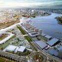 Feyenoord City Bird's-Eye View. Image © OMA