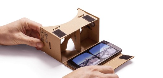 Google Cardboard Headset. Image © Google