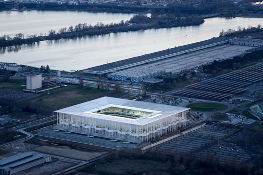 Matmut Atlantique Stadium by Herzog & de Meuron, winner of the 2016 Sports Architecture Award. Image © Iwan Baan Matmut Atlantique Stadium by Herzog & de Meuron, winner of the 2016 Sports Architecture Award. Image © Iwan Baan