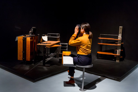 DS+R's exhibition design employs VR to put the visitor inside the eclectic rooms Chareau designed to show off his furniture pieces. Image Courtesy of the Jewish Museum Press Office