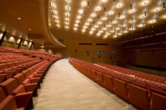 The main auditorium inside the Cloud. Image © Moreno Maggi