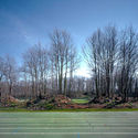 Tossols-Basil AthleticsTrack. (2000) Olot, Girona, Spain. © Hisao Suzuki. Image Courtesy of Pritzker Architecture Prize 