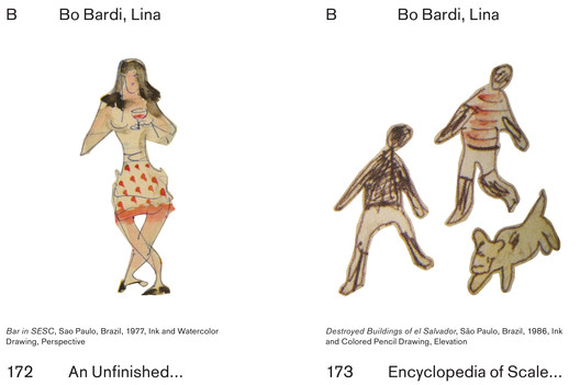 MOS Architects, "An Unfinished Encyclopedia of Scale Figures without Architecture" – Lina Bo Bardi. Image © MOS Architects MOS Architects, "An Unfinished Encyclopedia of Scale Figures without Architecture" – Lina Bo Bardi. Image © MOS Architects