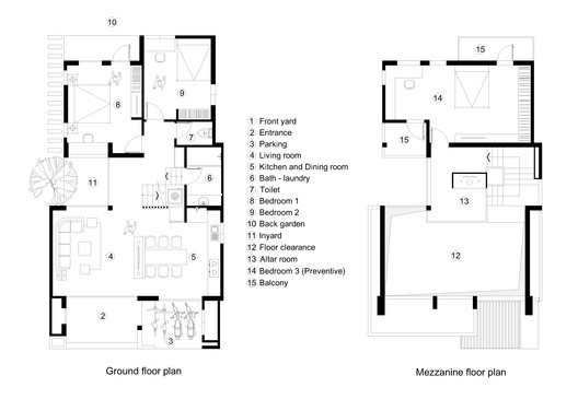 Mezzanine / Ground Floor Plan