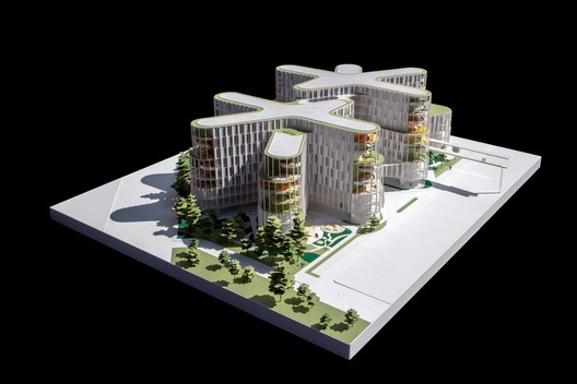 Model. Image Courtesy of 3XN Model. Image Courtesy of 3XN