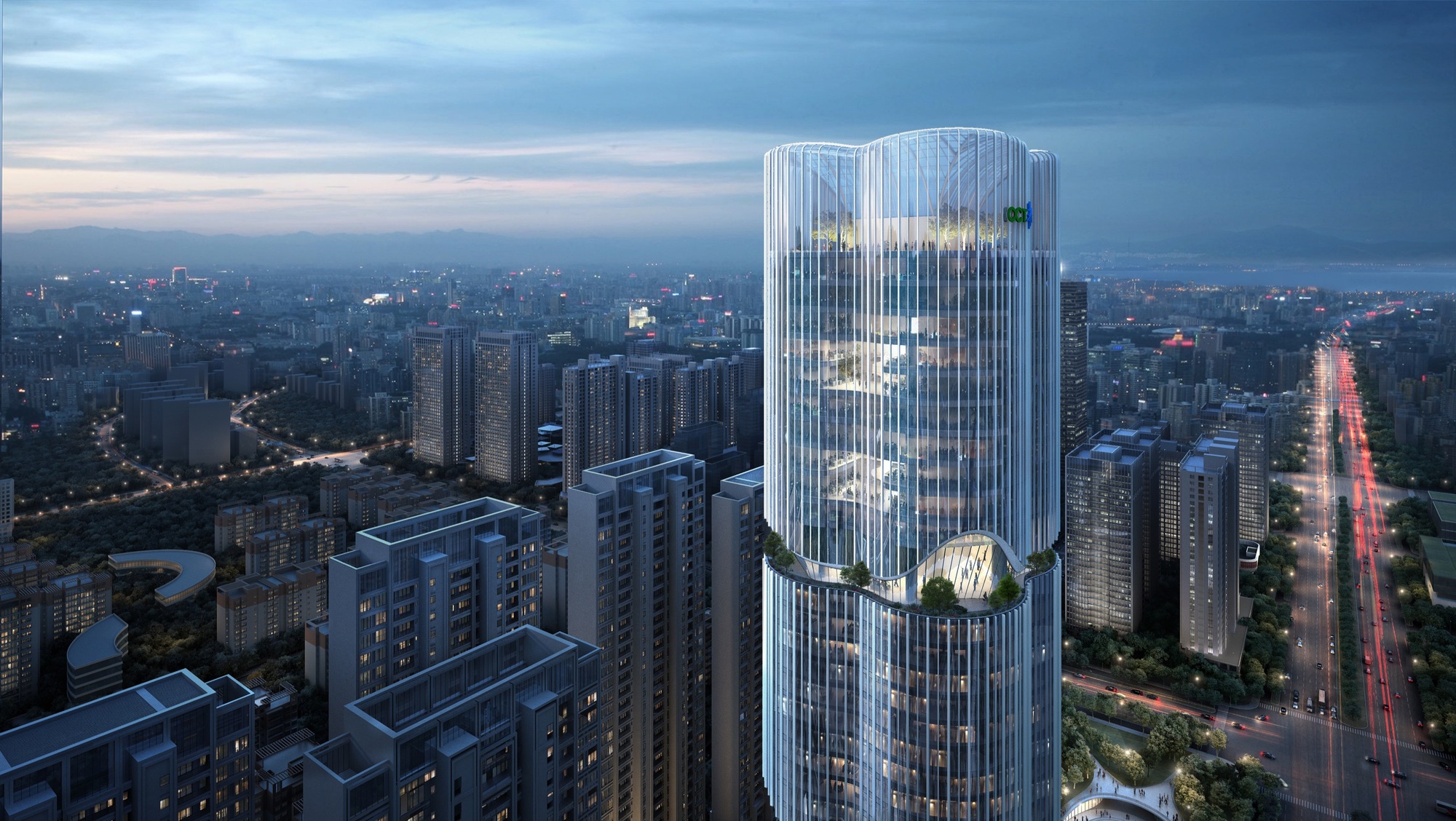 画廊 EID Architecture 公布华侨城第二总部大厦竞赛方案  - 2