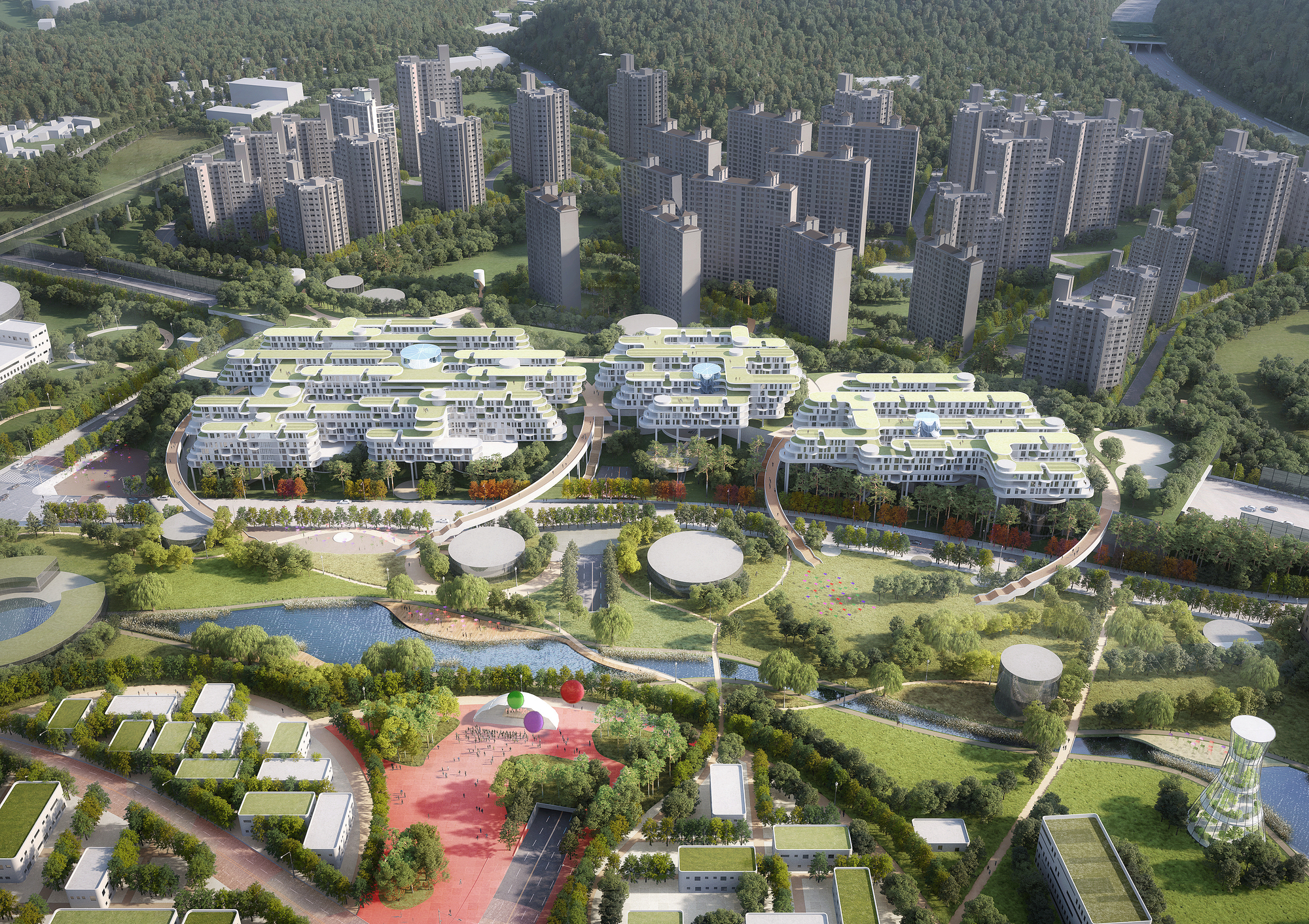 画廊 本周未建成｜HENN‘首尔滨水规划’塑造石桥；‘木盒’入围地球礼拜堂竞赛  - 7