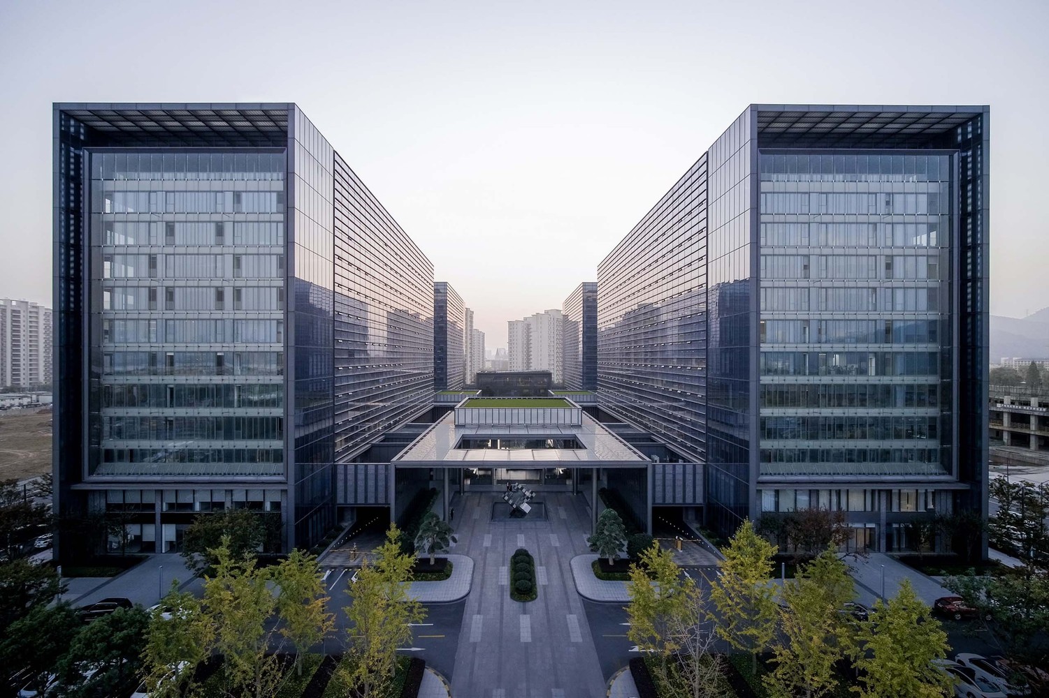 亚厦集团总部 / goa大象设计 - 建筑图, 办公设施, 表皮