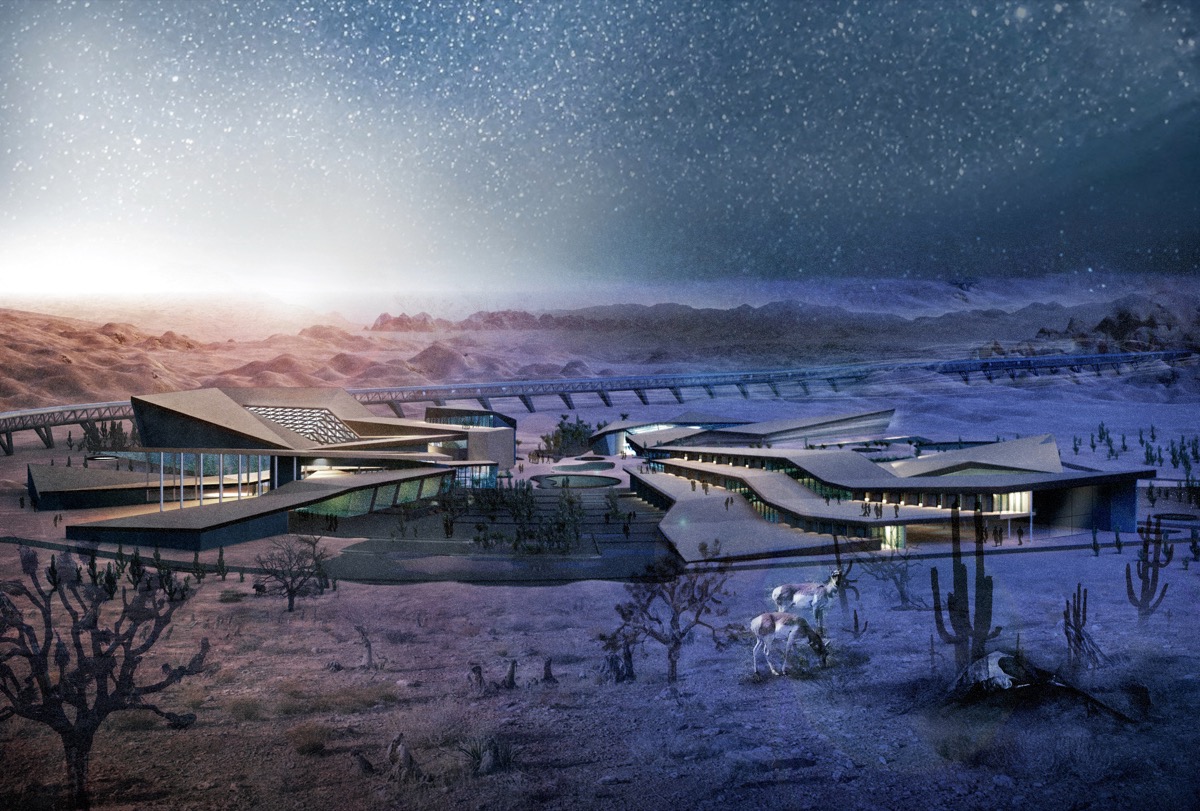 The Crevice- Hyperloop Desert Campus