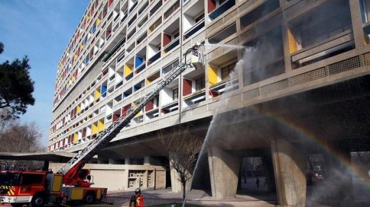 Cité Radieuse de Le Corbusier sofreu um incêndio (9)