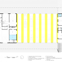 Posto de Bombeiros em Puurs / Compagnie O Architects (12) Planta pavimento térreo