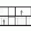 Casa Alegria / Estudio Volpe-Sardin (6) Corte longitudinal